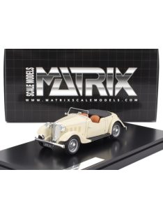   Matrix Scale Models - ROVER 12hp (P1) TOURER CABRIOLET OPEN 1934 WHITE