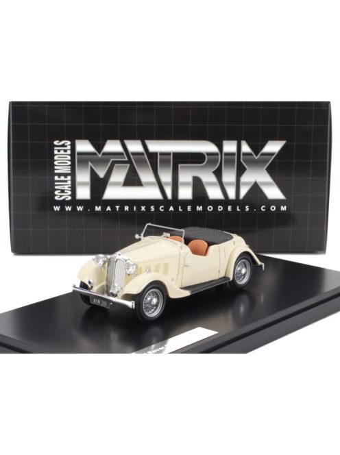 Matrix Scale Models - ROVER 12hp (P1) TOURER CABRIOLET OPEN 1934 WHITE