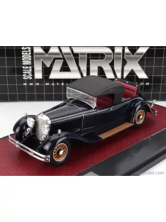   Matrix Scale Models - MERCEDES BENZ 630K ROADSTER BY MURPHY CLOSED 1925 BLACK