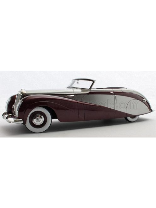 Matrix Scale Models - DAIMLER DE36 HOOPER ''GREEN GODDESS'' CABRIOLET OPEN 1953 RED SILVER