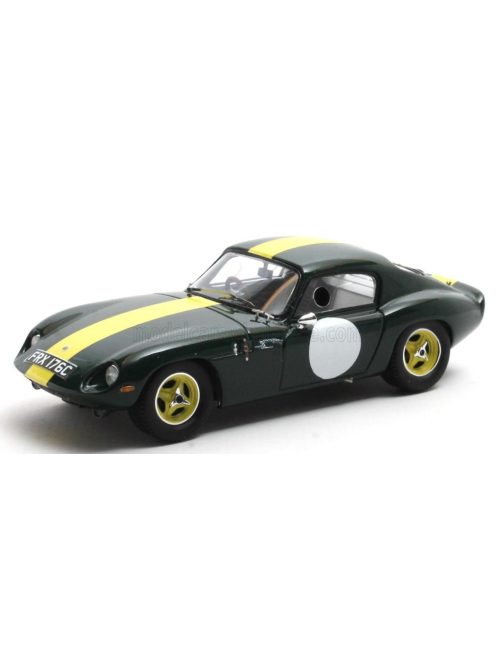Matrix Scale Models - LOTUS ELAN 26R COUPE N 00 RACING 1964 GREEN YELLOW