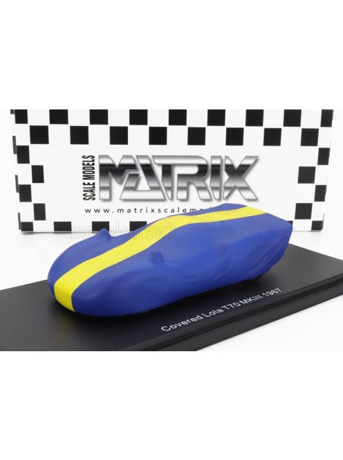 Matrix Scale Models - LOLA UNDER COVER - T70 MKIII RACE VERSION 1967 BLUE YELLOW
