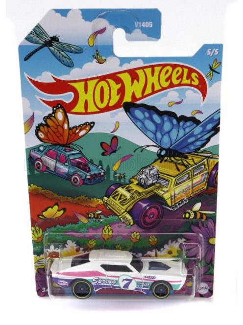 Mattel Hot Wheels - AUTOMOBILE MUSCLE BOUND WHITE LILLAC