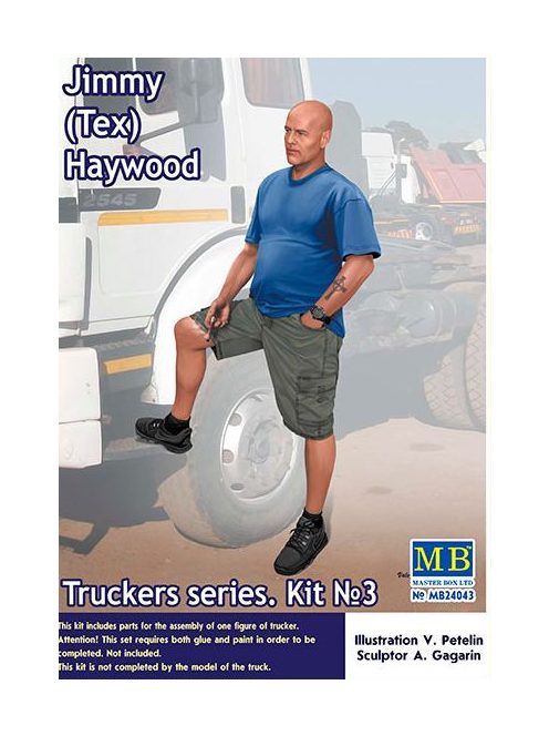 Master Box - Jimmy (Tex) Haywood,Truckers series Kit3