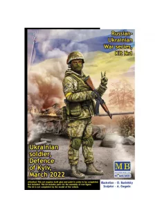   Master Box - Ukrainian soldier,Defence of Kyiv,March 2022Russian-Ukrainian War series,Kit No