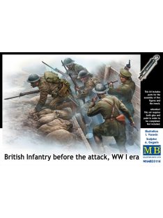 Master Box - British Infantry before the attack, WWI era