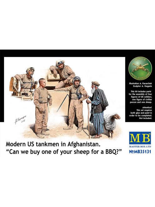 Master Box - Modern US tankmen in Afghanistan. Can we buy one of your sheep for