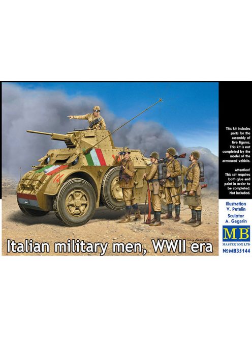 Master Box - Italian military men, WWII era