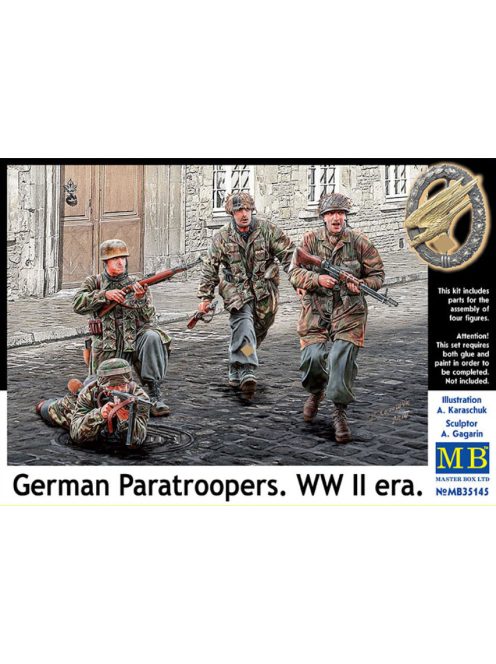 Master Box - German Paratroopers. WW II era