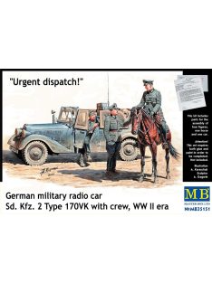   Master Box - Urgent dispatch. German military radio car Sd.Kfz. 2 Type 170VK wit
