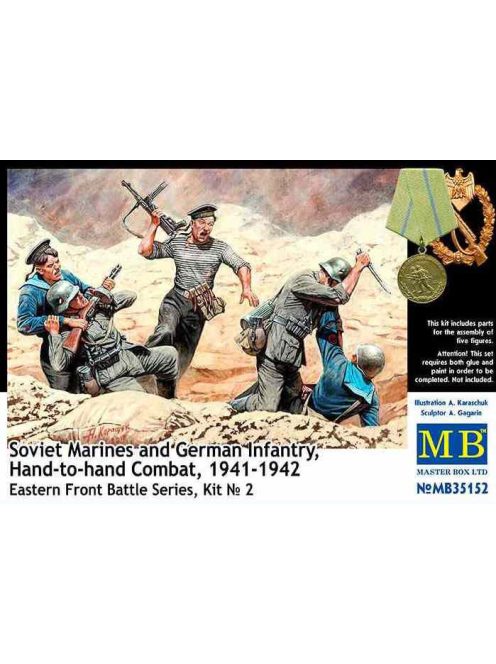 Master Box - Soviet Marines & German Infantry,Hand-to-hand Comabt, 1941-1942