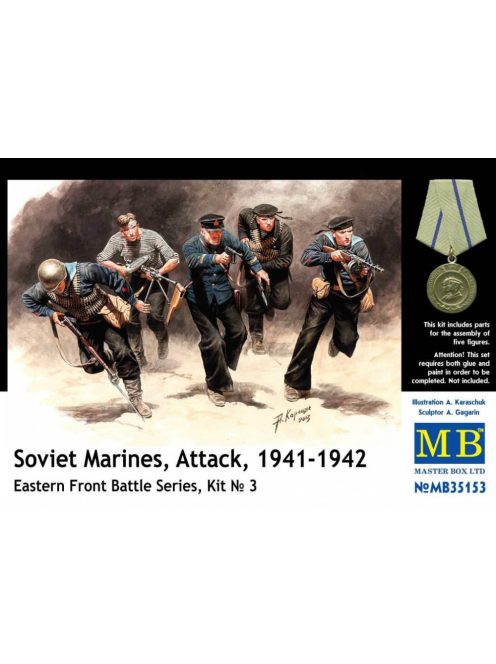 Master Box - Soviet Marines, Attack,1941-1942, Eastern Front Battle Series, Kit