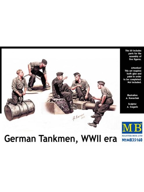 Master Box - German Tankmen,WW II Era