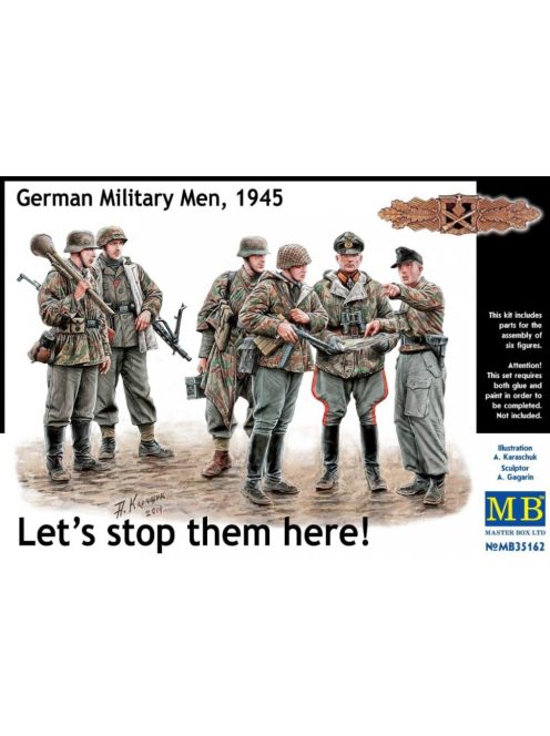 Master Box - Let"s stop them there! German Military Men, 1945