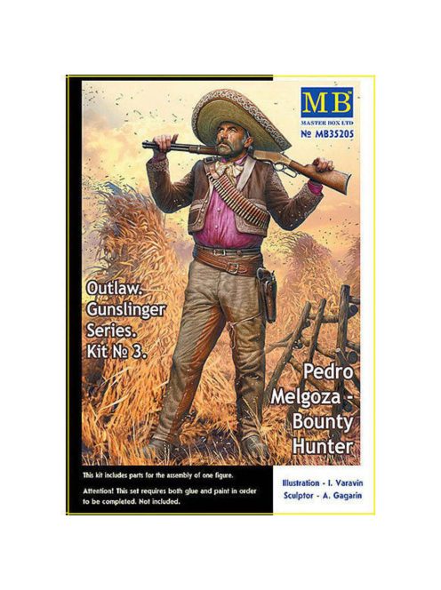 Master Box Ltd. - Outlow. Gunslinger series. Kit No.3. Pedro Melgoza - Bounty Hunter