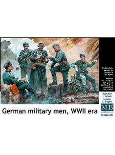 Master Box Ltd. - German military men, WWII era