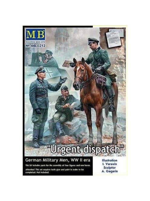 Master Box - Urgent Dispatch. German Military Men, WWII era