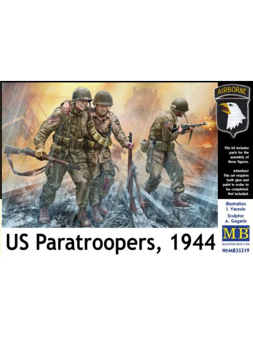 Master Box Ltd. - US Paratroopers, 1944