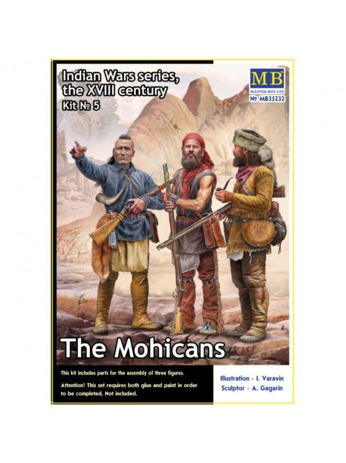 Master Box - The Mohicans. Indian Wars series, the XVIII century. Kit No 5