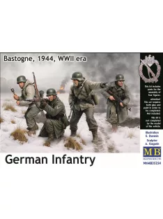 Master Box - German Infantry. Bastogne, 1944, WWII era