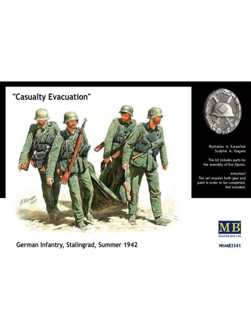 Master Box - Casualty Evacuation,German Infantry,Stalingrad, Summer 1942