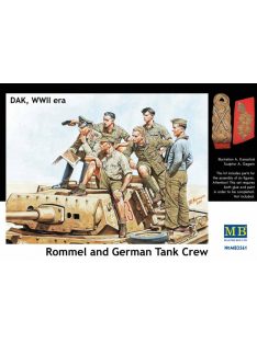 Master Box - Rommel and German Tank Crew,DAK,WWII Era