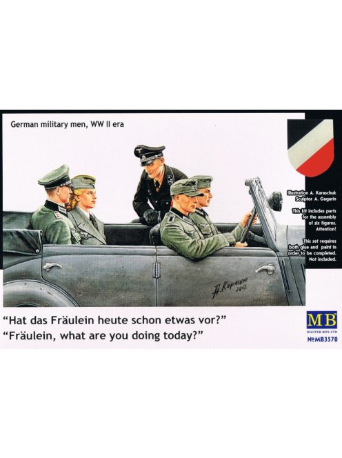 Master Box - Fraulein,what are you doing today Geraman military men, WW II Era