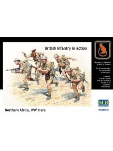   Master Box - British Infantry in action,Northern Africa, WW II Era