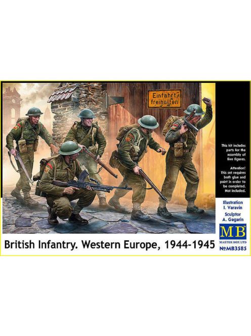 Master Box - British Infantry. Western Europe. 1944-1945
