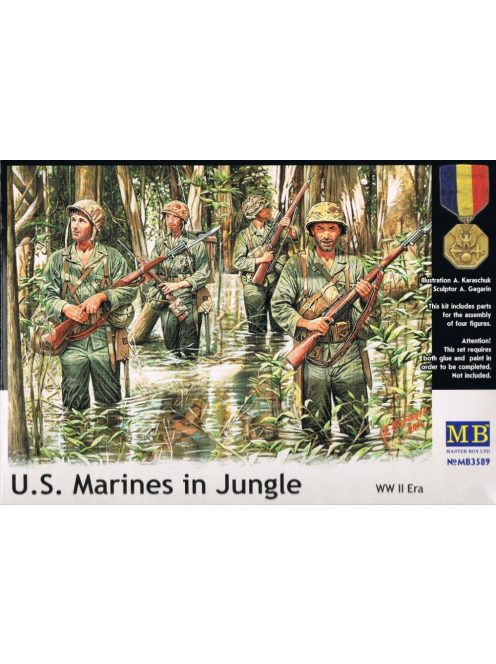 Master Box - US Marines in Jungle,WW II Era