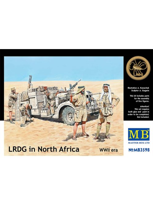 Master Box - LRDG in North Africa, WWII era