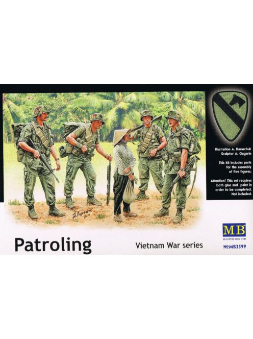 Master Box - Patroling, Vietnam War series
