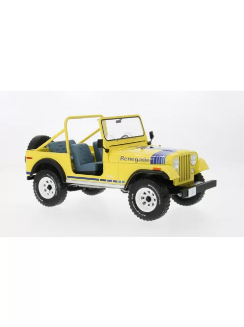 MCG - Jeep CJ-7 Renegade hellgelb/Dekor 1980 1:18