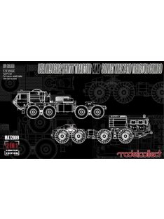   Modelcollect - USA M983A2 HEMTT Tractor and Soviet MAZ 7410 tractorCOMBO,2in1,Limited Edition