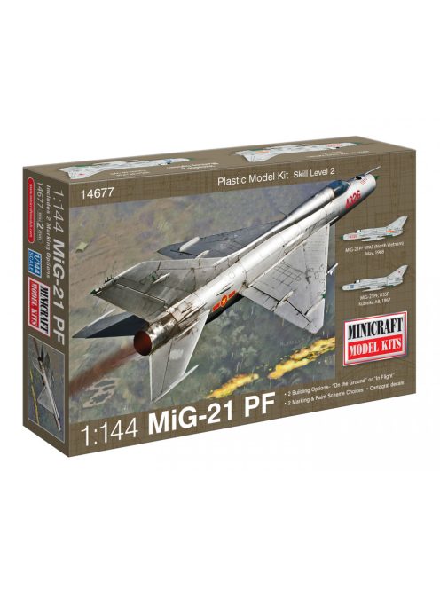 Minicraft - 1/144 MIG 21 USSR with 2 marking options