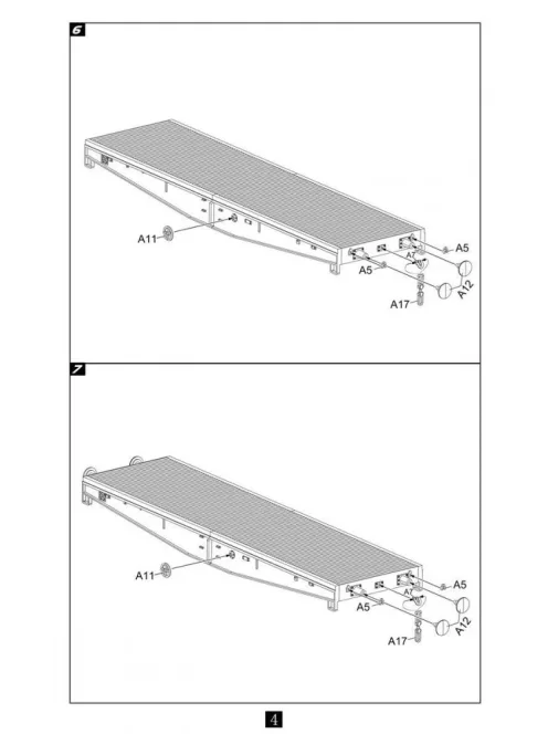 Modelcollect - Germany Schwere Plattformwagen type ssyms 80