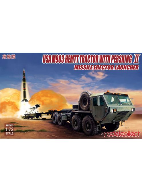 Modelcollect - USA M983 HEMTT Tractor with Pershing II Missile Erector Launche