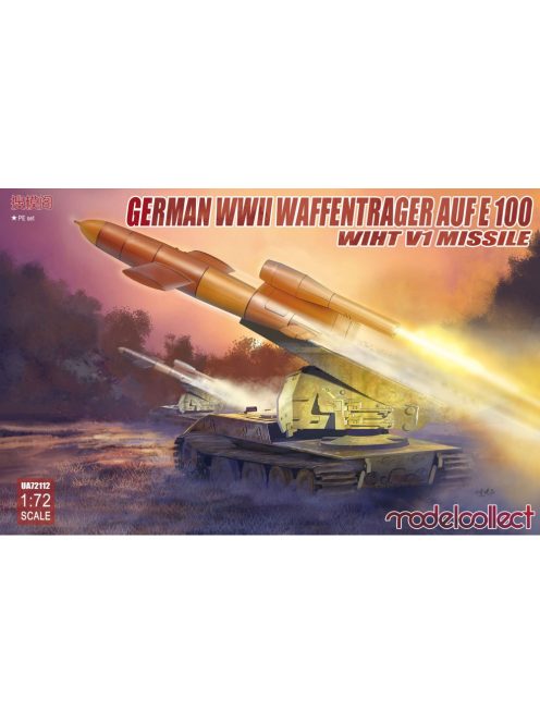 Modelcollect - German WWII E-100 panzer weapon carrier with V1 Missile launcher