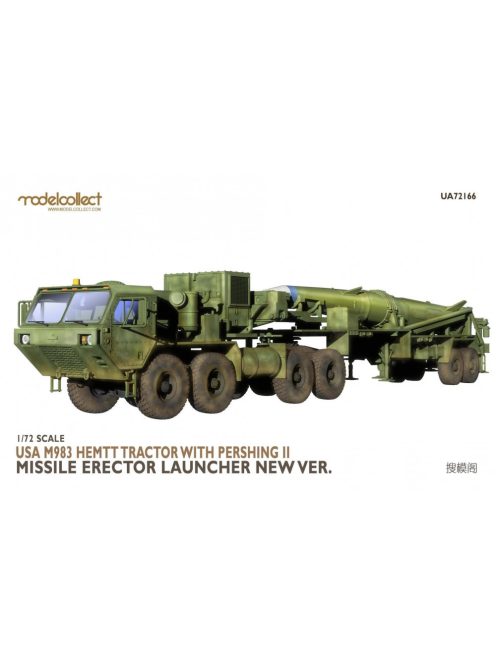 Modelcollect - USA M983 Hemtt Tractor With Pershing II Missile Erector Launcher new Ver.