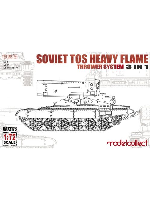 Modelcollect - Soviet TOS Heavy Flame ThrowerSystem 3in1