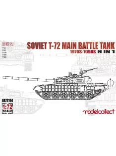   Modelcollect - Soviet T-72 Main battle Tank 1970s-1990s N in 1