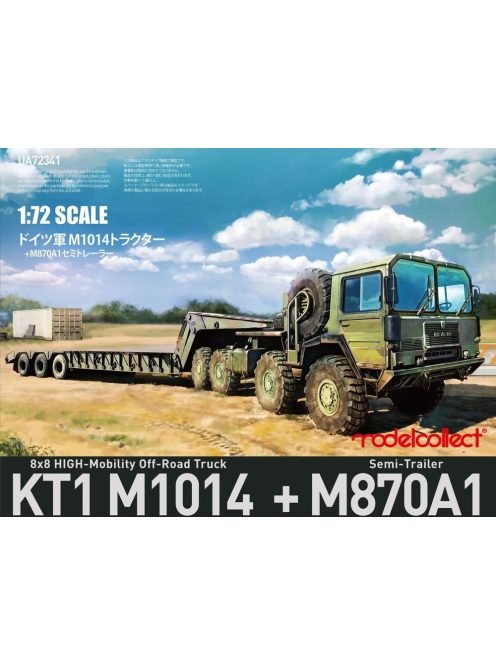 Modelcollect - German MAN KAT1M1014 8*8 HIGH-Mobility off-road truck with M870A1 semi-trailer