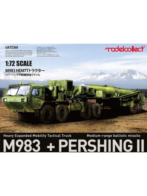 Modelcollect - USA M983 Hemtt Tractor With Pershing II Missile Erector Launcher new Ver.