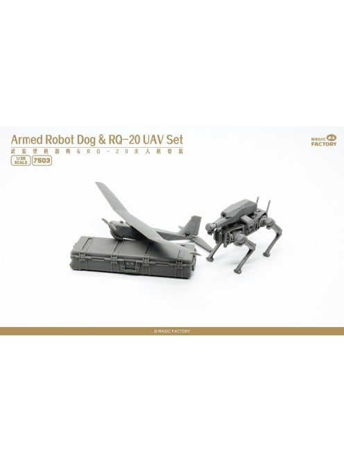 Magic Factory - 1/35 Armed Robot Dog & RQ-20 UAV Set