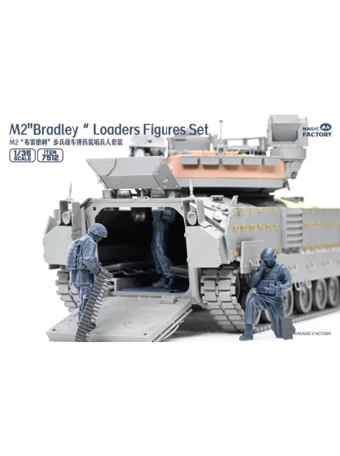 Magic Factory - M2 Bradley Loaders Figures Set (incl. 3 figures 1 set radio and part of interiors)