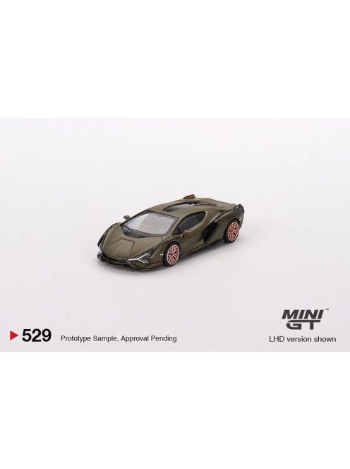 Minigt - Lamborghini Sian Fkp 37 Presentation (Lhd) Matt Army Green - Mini Gt