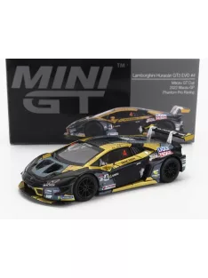  TrueScale - LAMBORGHINI HURACAN GT3 EVO TEAM PHANTOM PRO RACING N 4 GT CUP MACAU 2022 LING KANG BLACK YELLOW