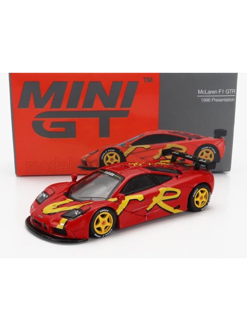 TrueScale - McLAREN F-1 GTR PRESS 1996 RED YELLOW