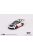 Minigt - 1:64 Porsche 911 (992) GT3 RS Weissach Package White with Pyro Red, 2023 (LHD) - MINI GT