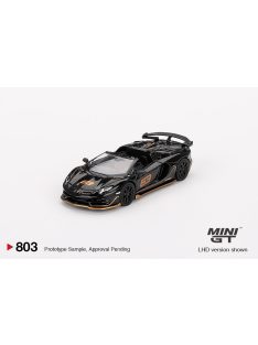   Minigt - 1:64 Lamborghini Aventador SVJ 63 Roadster Nero Aldebaran 2023 - MINI GT